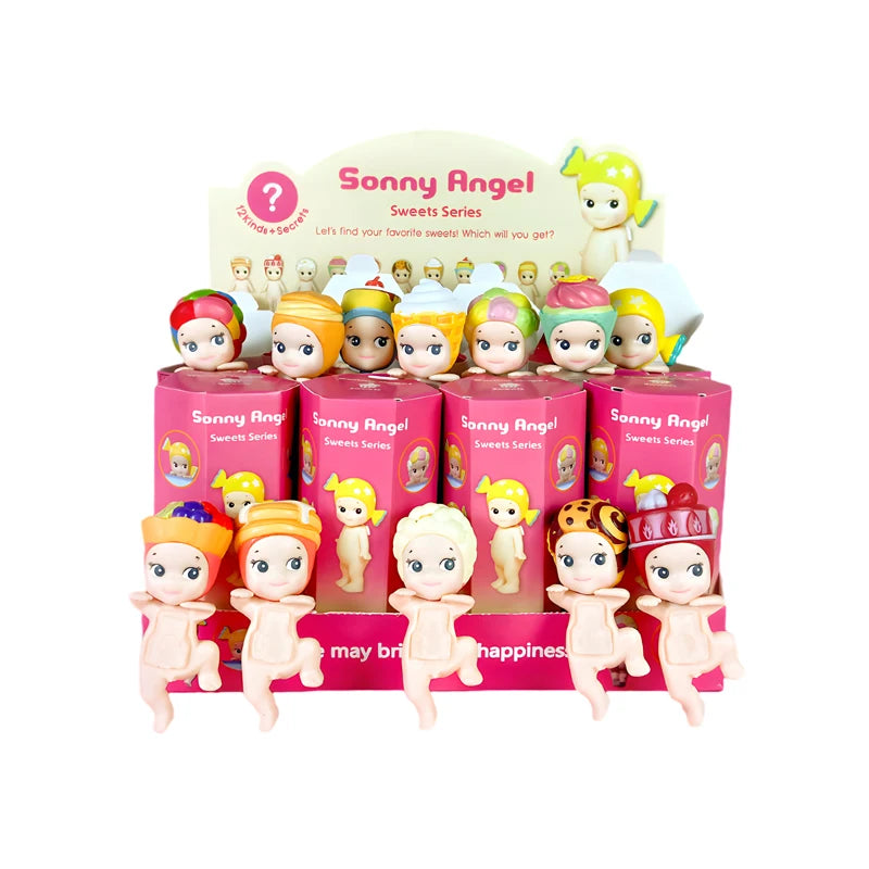 Smiski Cherry Blossom Stitch Series Blind Box Gift Mini Anime Figures Ornaments Dolls Fans Children Christmas Birthday Gift