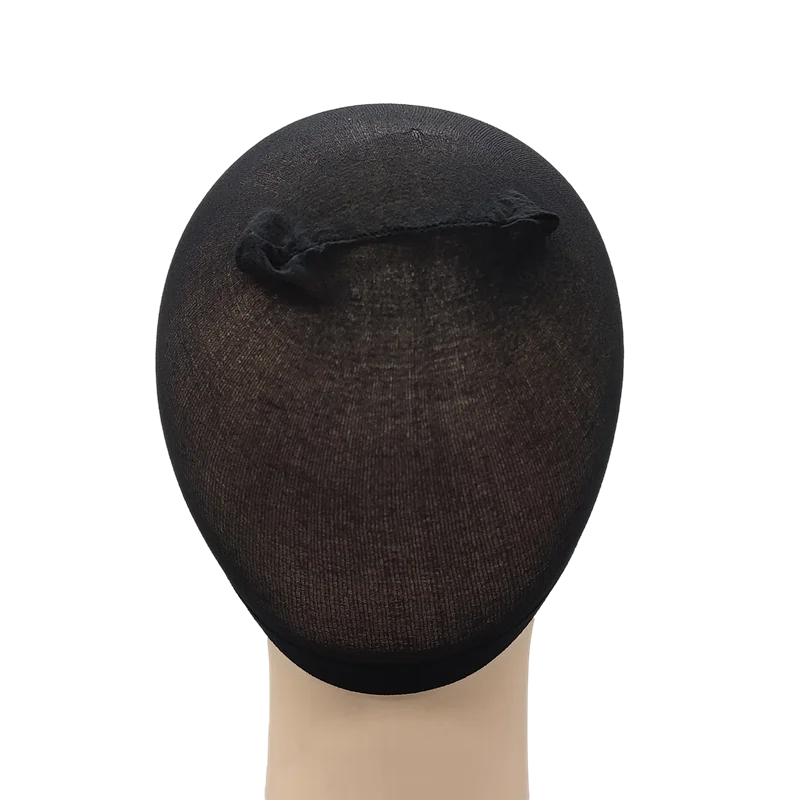24pcs/Bag Top Stocking Wig Cap Hair Net For Weave Hair Wig Nets Black Brown Stretch Mesh Wig Cap For Making Wigs