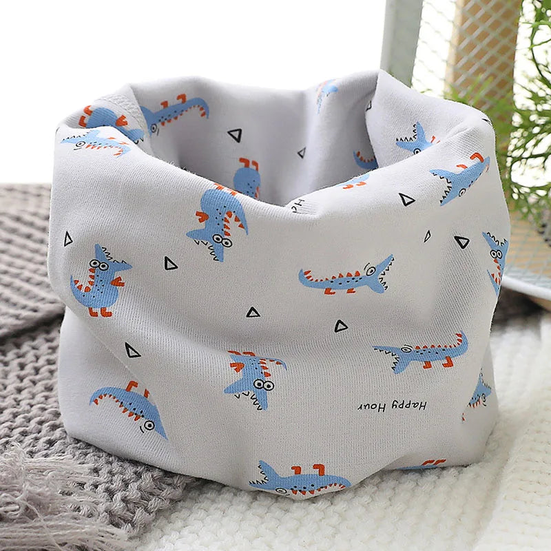 New Spring Autumn Winter Baby Scarf for Boys Girls Infant Scarves Children's Cotton Scarf Kids Warm O Ring Magic Neckerchief