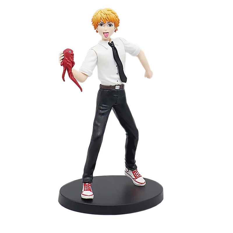 18cm Chainsaw Man Denji Anime Figure Denji/Power Action Figure Chainsaw Man Denji Figurine Adult Collectible Model Doll Toy