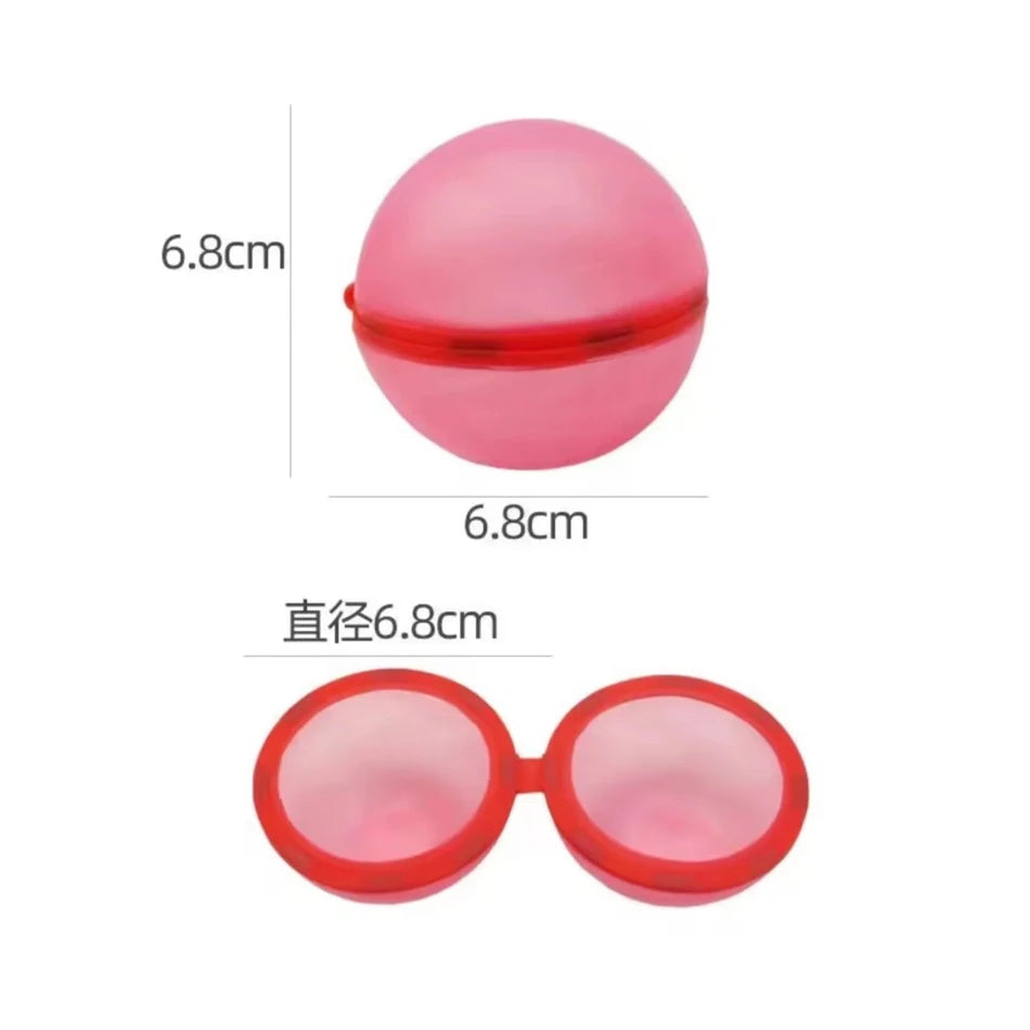 Reusable Water Balloons Magnetic Quick Fill Water Balloon Refillable Self Sealing Water Bomb Splash Balls for Kids Swimming Pool
