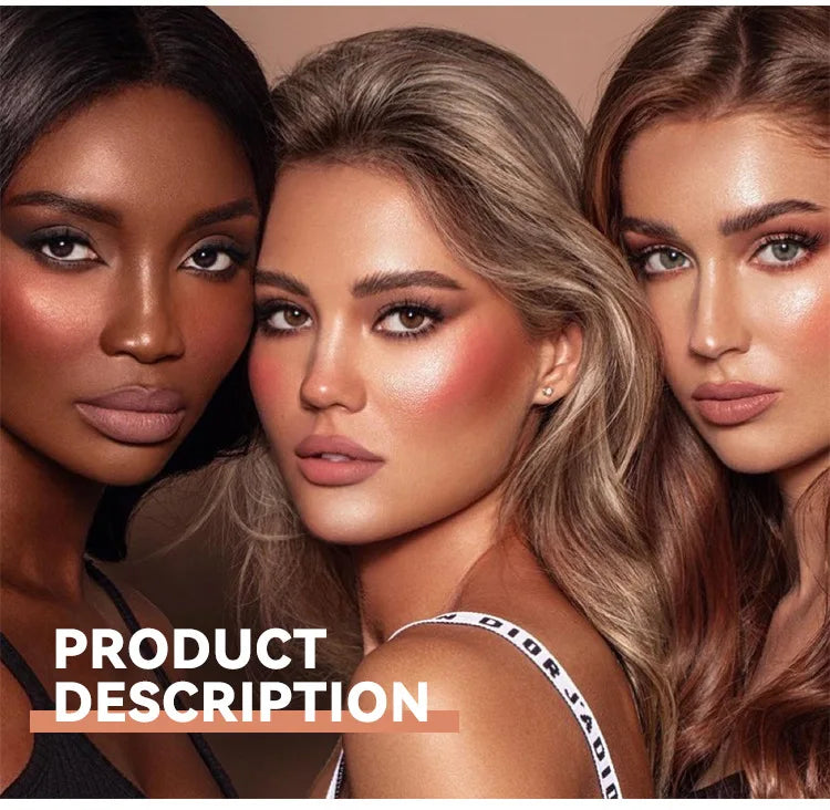 Magic Blush Stick Cheek Lip Tinted Moistured Blush Stick Silky Brighten Blush Cream Blusher Cosmetics Tubes Matte Contour