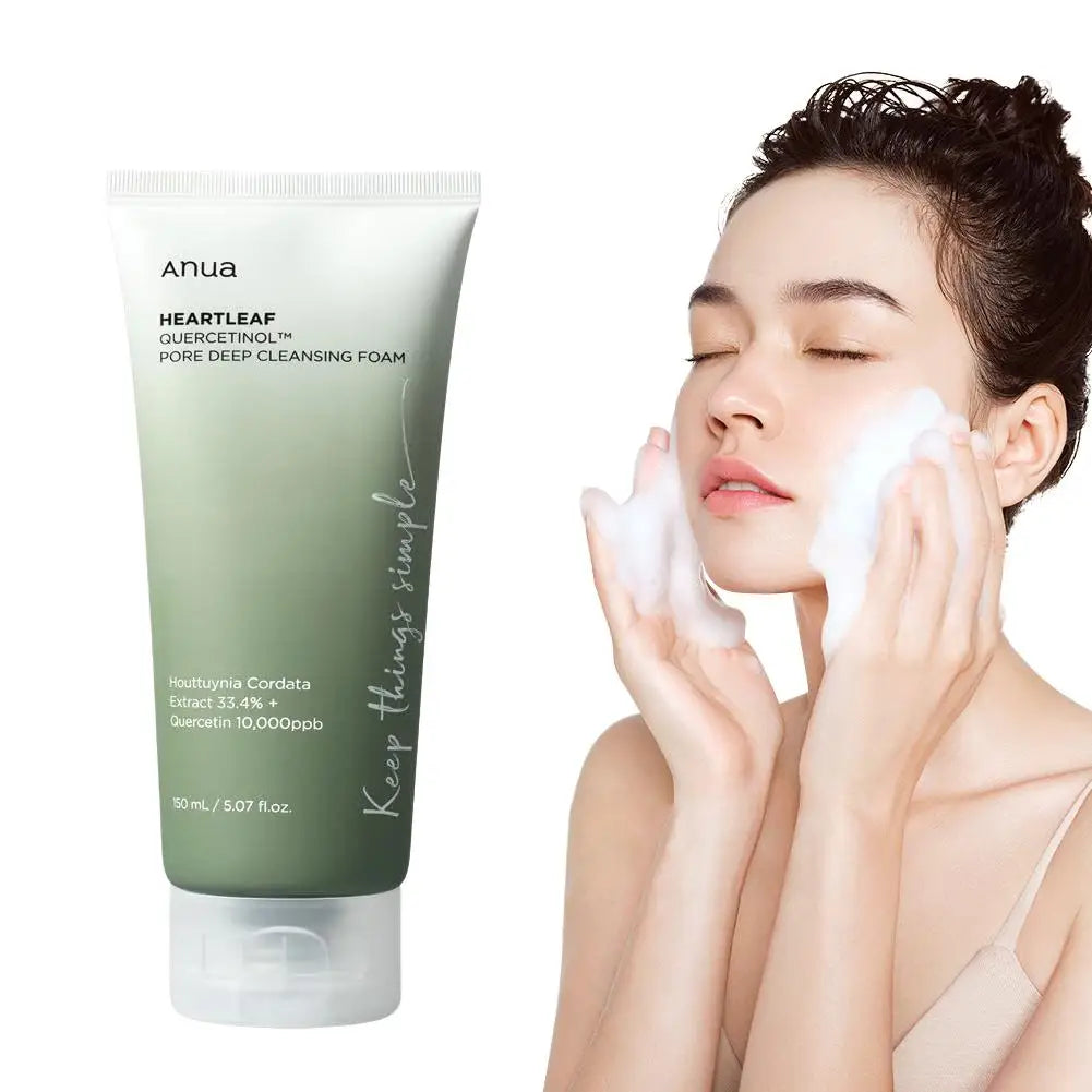 150ml Korean Deep Cleansing Cleanser Deep Cleansing Pores Moisturizing Refreshing Oil Control Cleanser Foam Skin Care Product