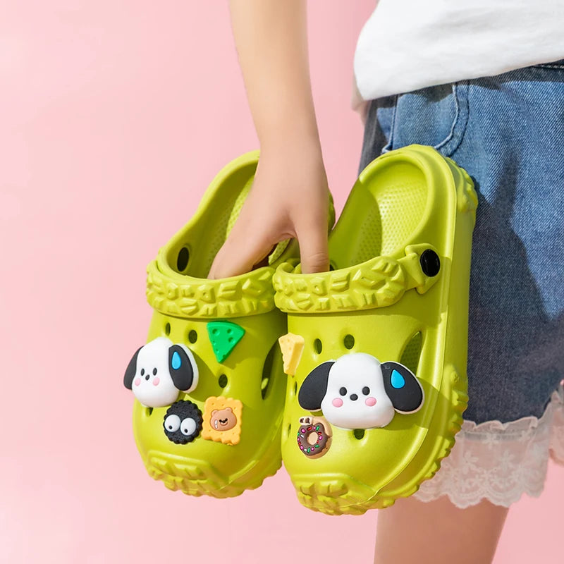 Cute Non-slip girls sandals garden shoes cartoon child baby sandals summer kids slippers high quality beach kids sandals