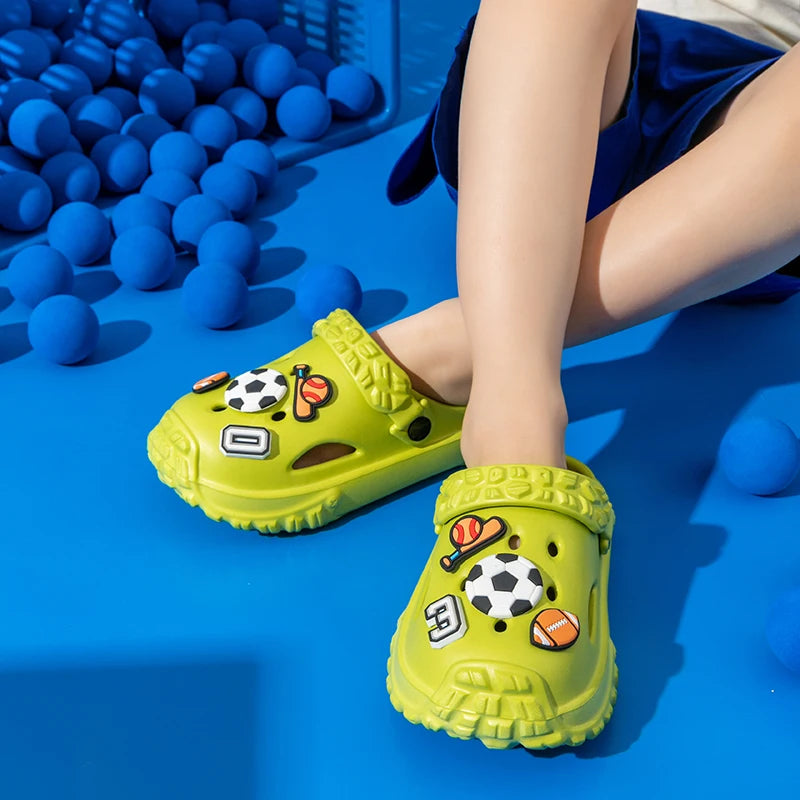 Cute Non-slip girls sandals garden shoes cartoon child baby sandals summer kids slippers high quality beach kids sandals