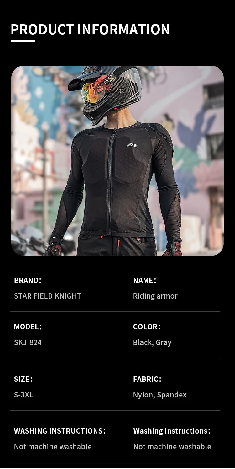 Summer Motorcycle Jackets Full Body Armor Protection Jacket For Motorbike Racing Lightweight Soft Motocross Clothing Moto Jacket