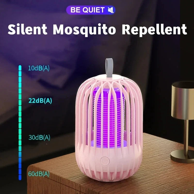 Insect Trap Mosquito Killer and Flying Insect Killer Indoor Light with Hanging Ring Electric Insect Killer Light(No Battery)
