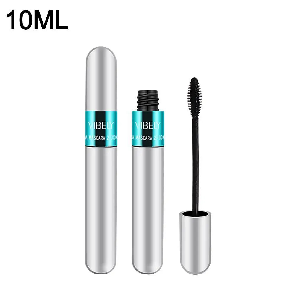 4D Silk Fiber Mascara Waterproof Thickening Long Eyelashes Makeup Cosmetics Eyelash Lash Eyelash Black Mascara
