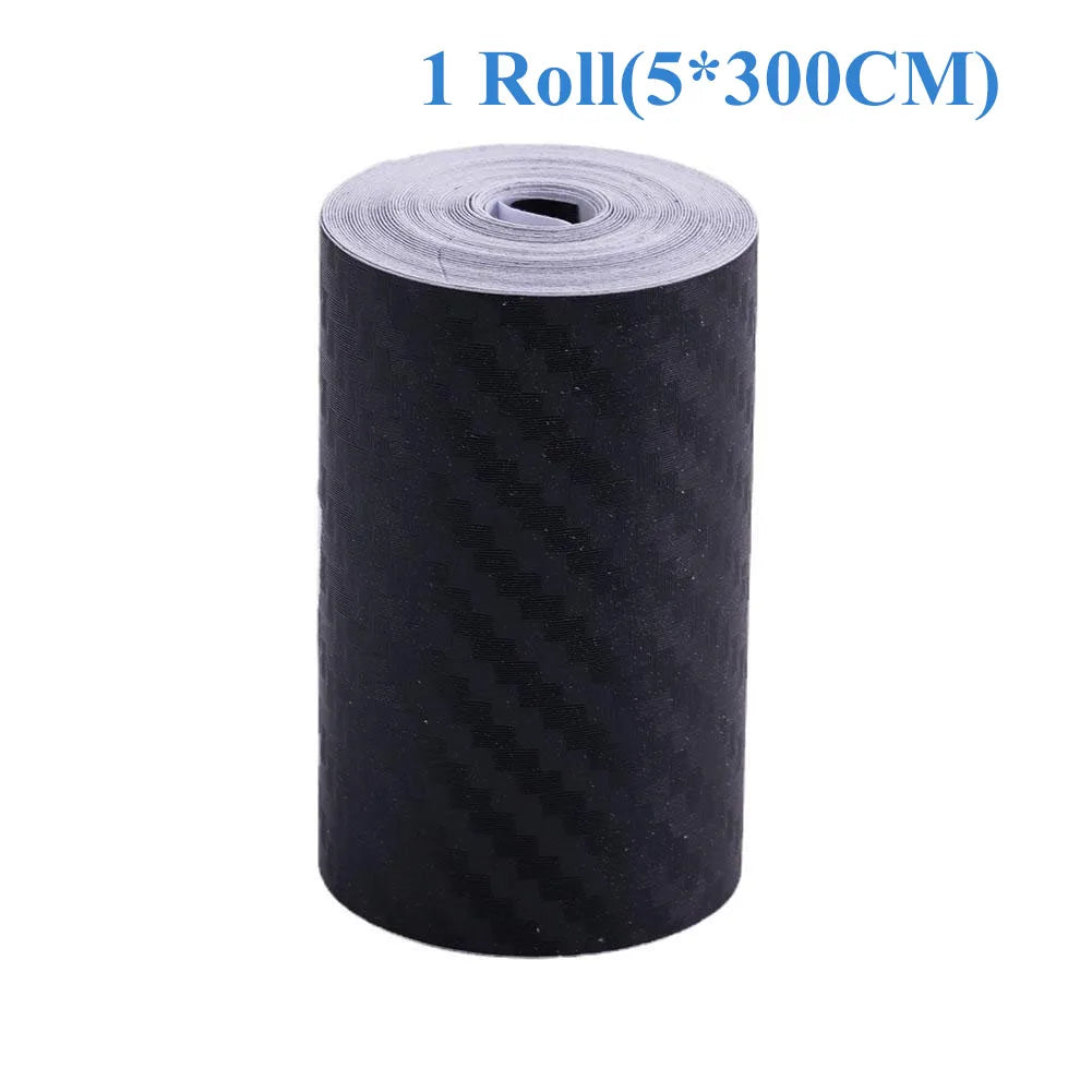 1/2/3PCS Nano Carbon Fiber Car Tape Car Door Edge Guards Side Mirror Anti-Scratch Collision Strip Waterproof Protector Film Tape