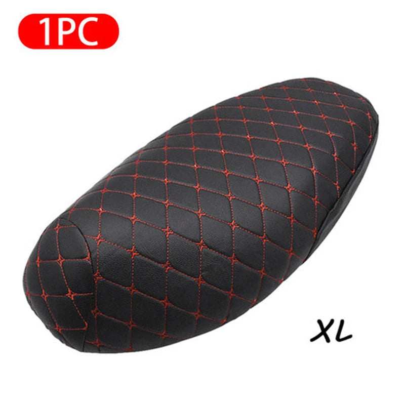 BLALION Motorcycle Seat Cover Thickened Waterproof Anti-skid Seat Protection 3D Faux Leather Seat Pad Protective Cover for Moto