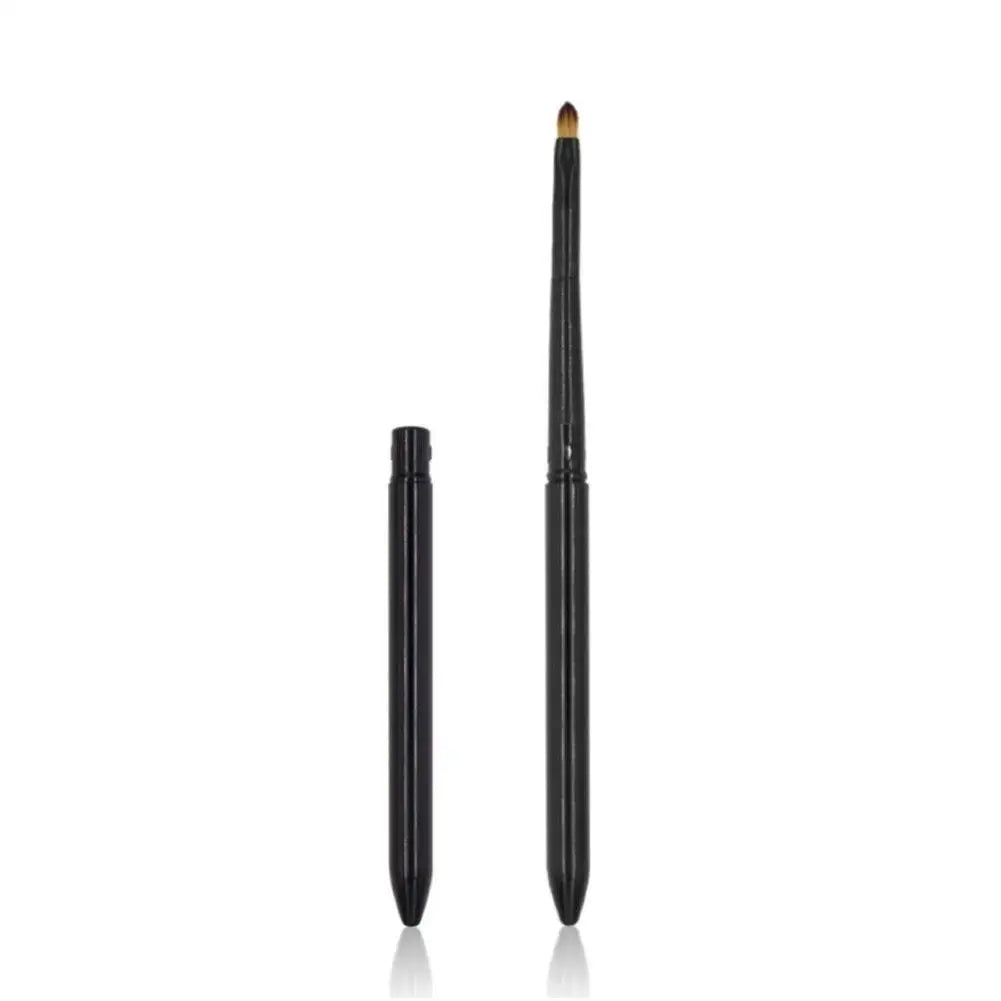 Upgrade Silicone Lip Brush Portable Round Head Lip Brush Professional Mini Concealer Smudge Brush With Cover Makeup Brush