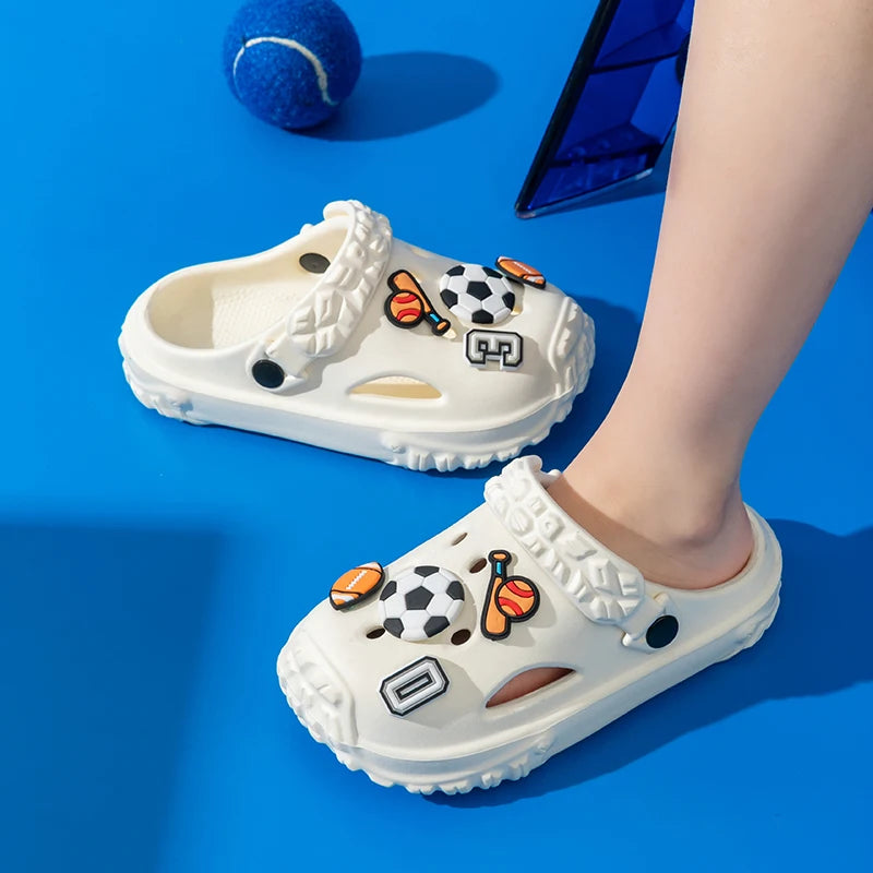 Cute Non-slip girls sandals garden shoes cartoon child baby sandals summer kids slippers high quality beach kids sandals