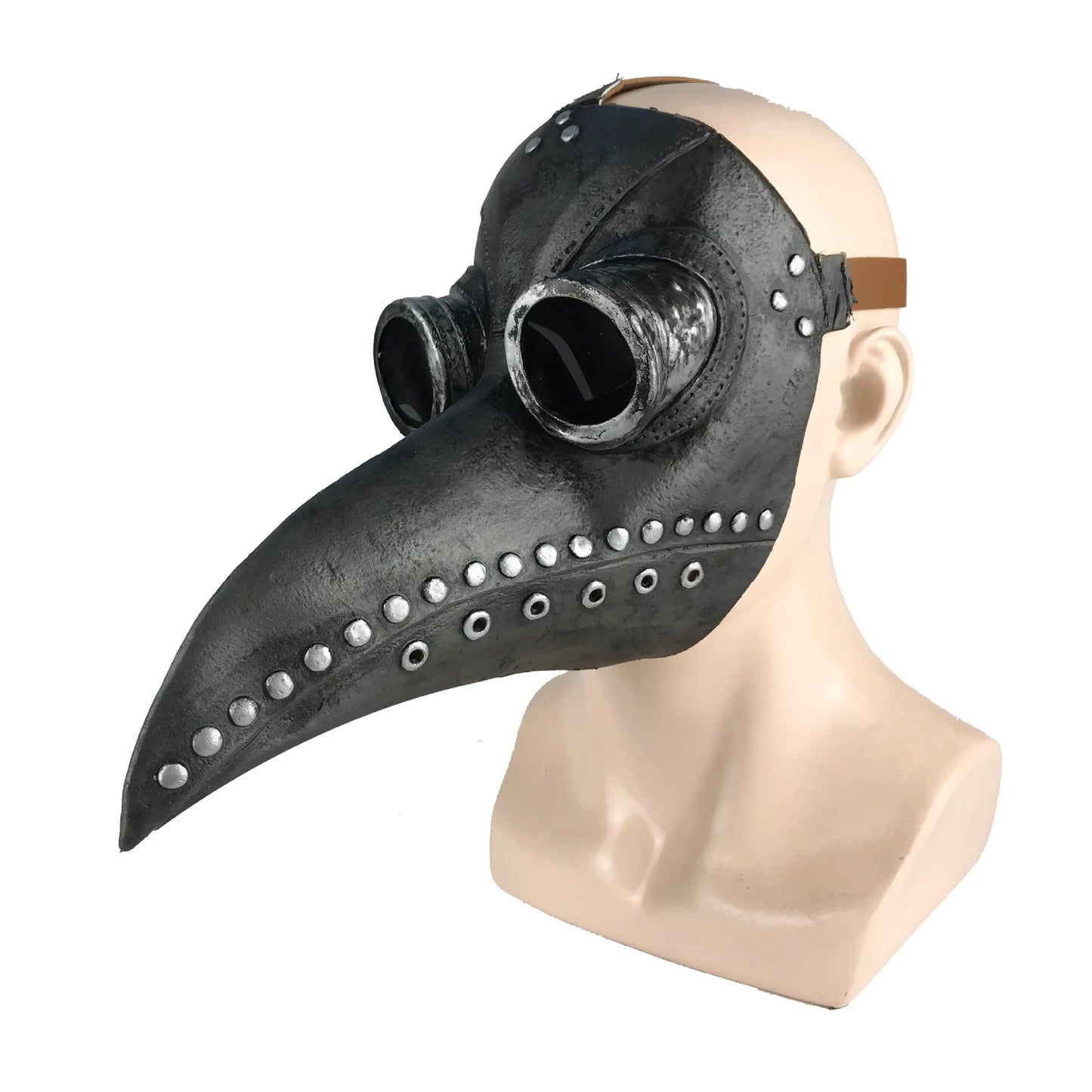 Steampunk Plague Doctor Mask Long Nose Bird Beak Leather Masks Cosplay Party Masquerade Halloween Carnival Costume Props