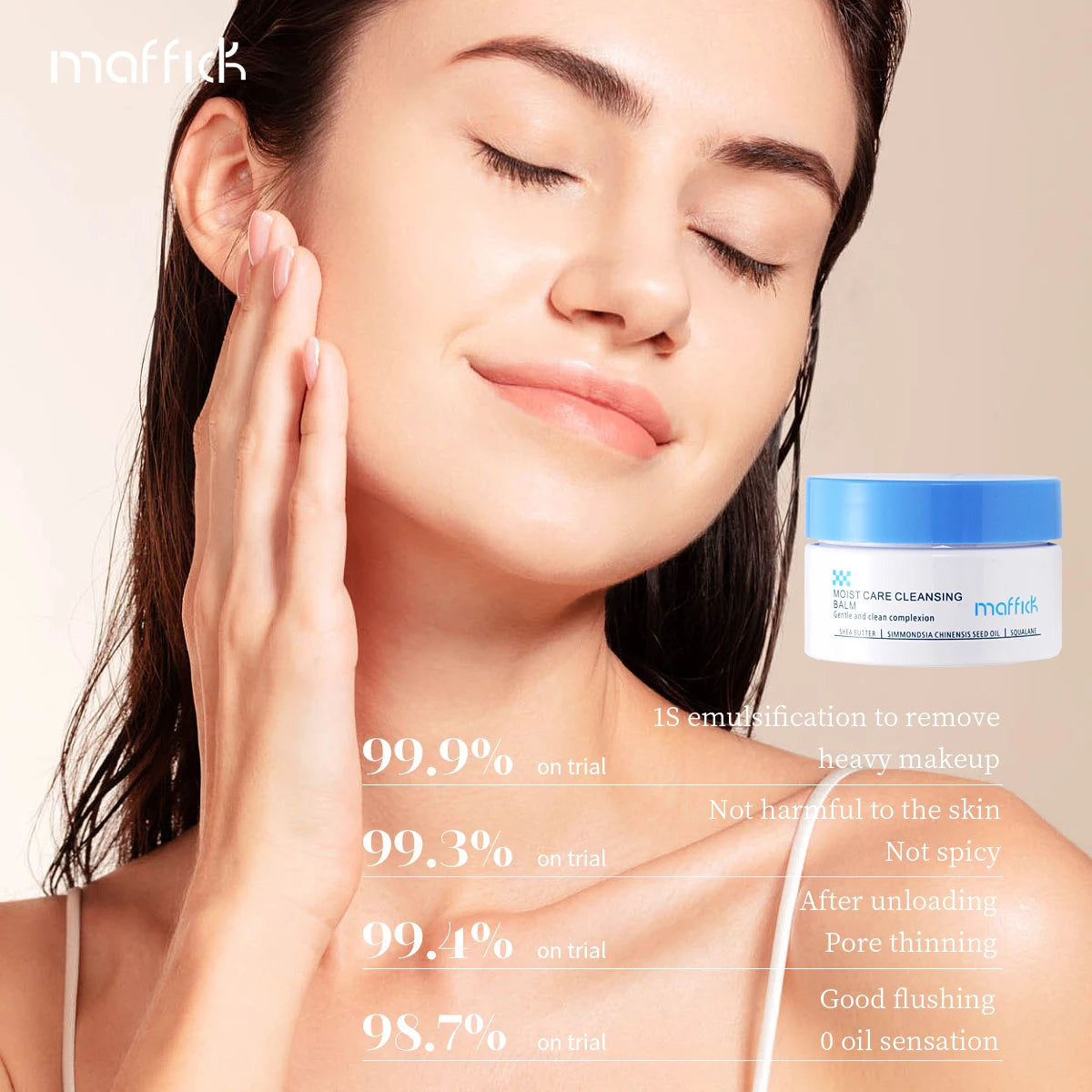 Makeup Remover Eyes Lips Makeup Removal Unirritating Deep Cleansing Skin Refreshing Moisturize Mild Gentle Makeup Cleaning Cream