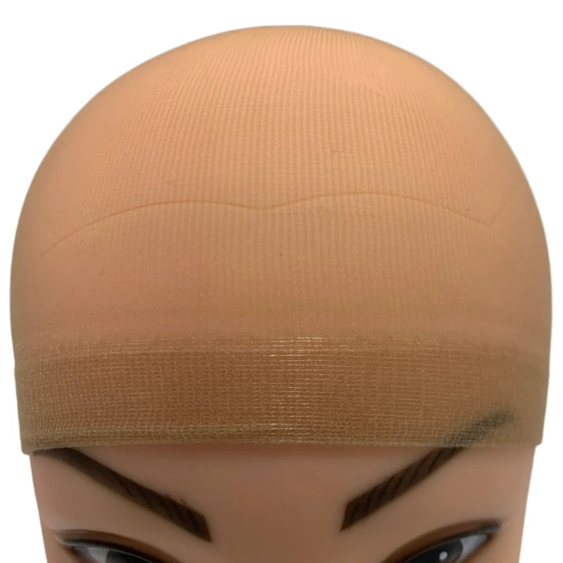1/5/10 Pack Transparent HD Wig Caps Invisible Sheer Breathable Ultra-Thin Stretchy Stocking Caps for Lace Front Wigs