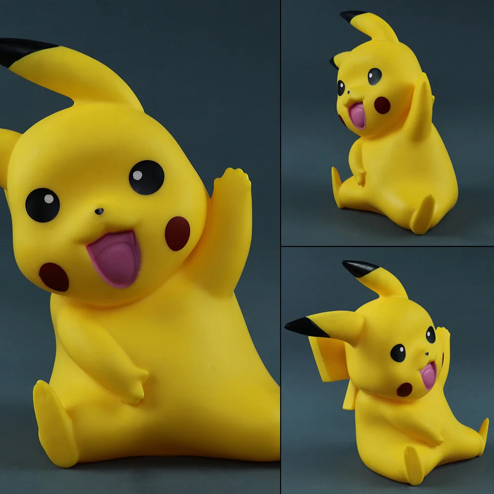 16cm Pokemon Anime Figure Toys Cubone Pikachu Squirtle PVC Action Figure Game Statue Model Kids Toys Doll Desk Decorations Gifts