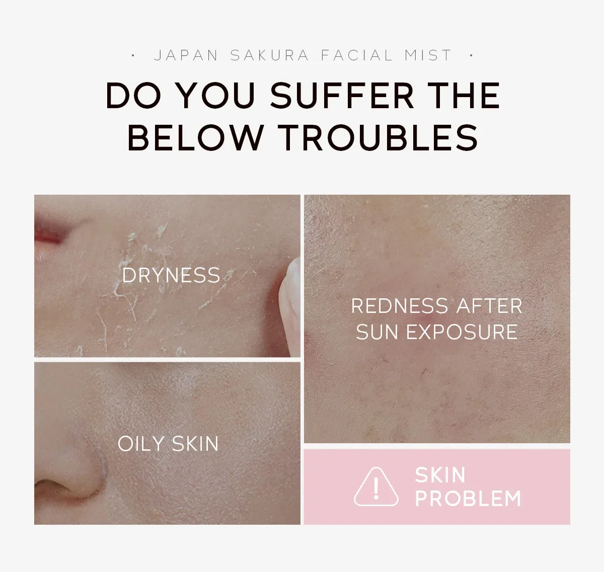 LAIKOU Sakura Facial Mist Toner Hydrating Moisturize Gentle Repair Brightening Skin Improve Glow Serum Toner Spray 100ml