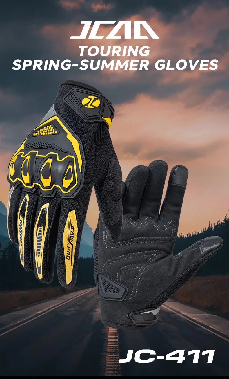 Summer Motorcycle Gloves Men Women Breathable Anti-fall Motorbike Racing Gloves Touch Screen Motocross Biker Gloves