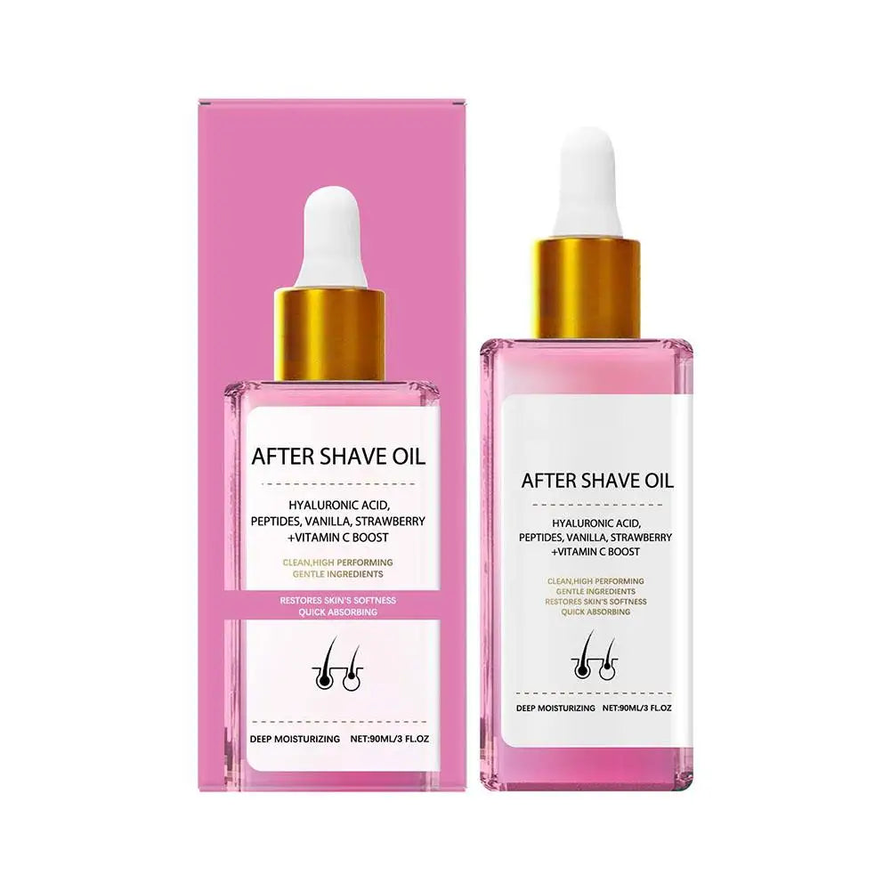 90ml Strawberry Hair Removal Aftercare Oil Gently Soothes The Skin Moisturizing 60g Hair Removal Cream Skin Care