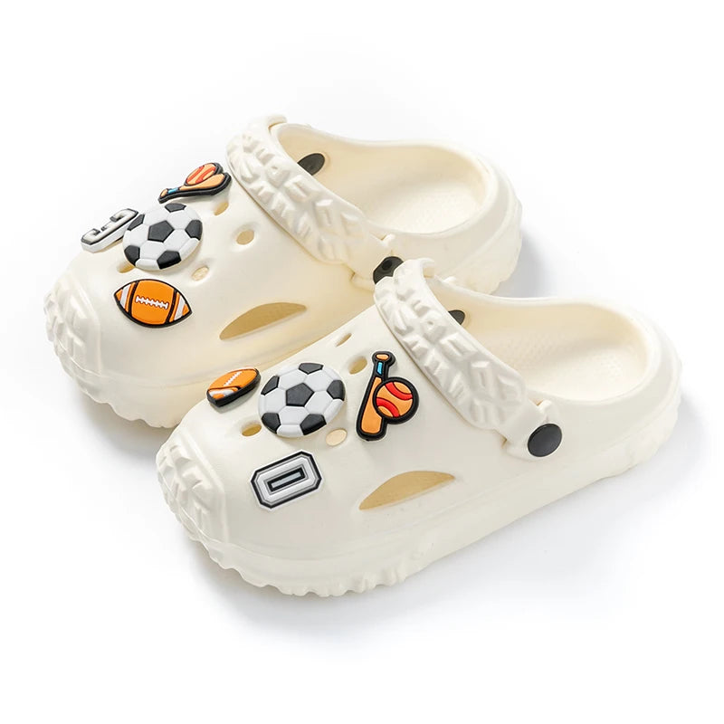 Cute Non-slip girls sandals garden shoes cartoon child baby sandals summer kids slippers high quality beach kids sandals