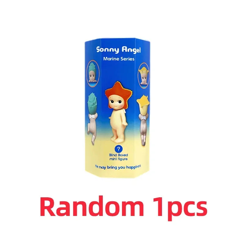 Smiski Cherry Blossom Stitch Series Blind Box Gift Mini Anime Figures Ornaments Dolls Fans Children Christmas Birthday Gift