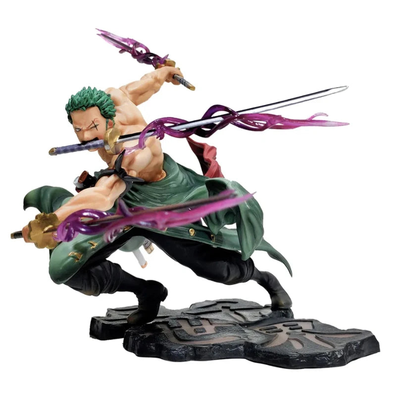New One Piece Luffy Figure Roronoa Zoro Three-Blade Sa-Maximum Manga Anime Statue PVC Action Collection Model Toys For Children