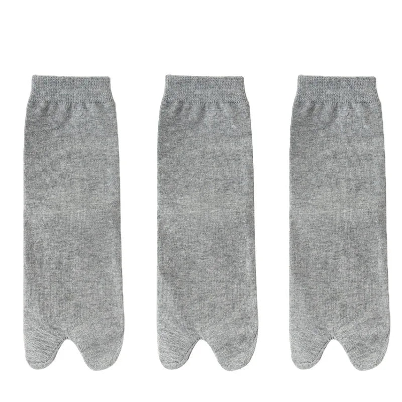 Japanese Men And Women's Summer Fiber Double Fingered Socks Flip-flops Sandals Split Breathable Independent Harajuku Fun Socks