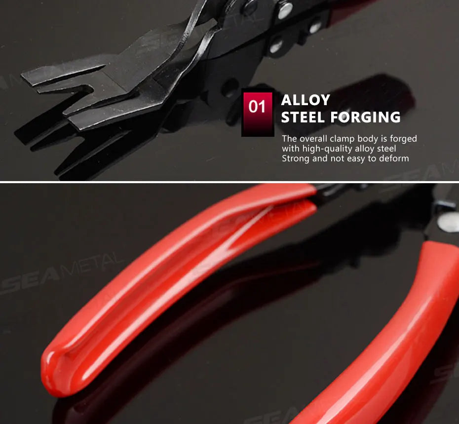 BLALION Car Headlight Repair Installation Tool Trim Clip Removal Pliers Van Door Panel Fascia Dash Upholstery Remover Tool