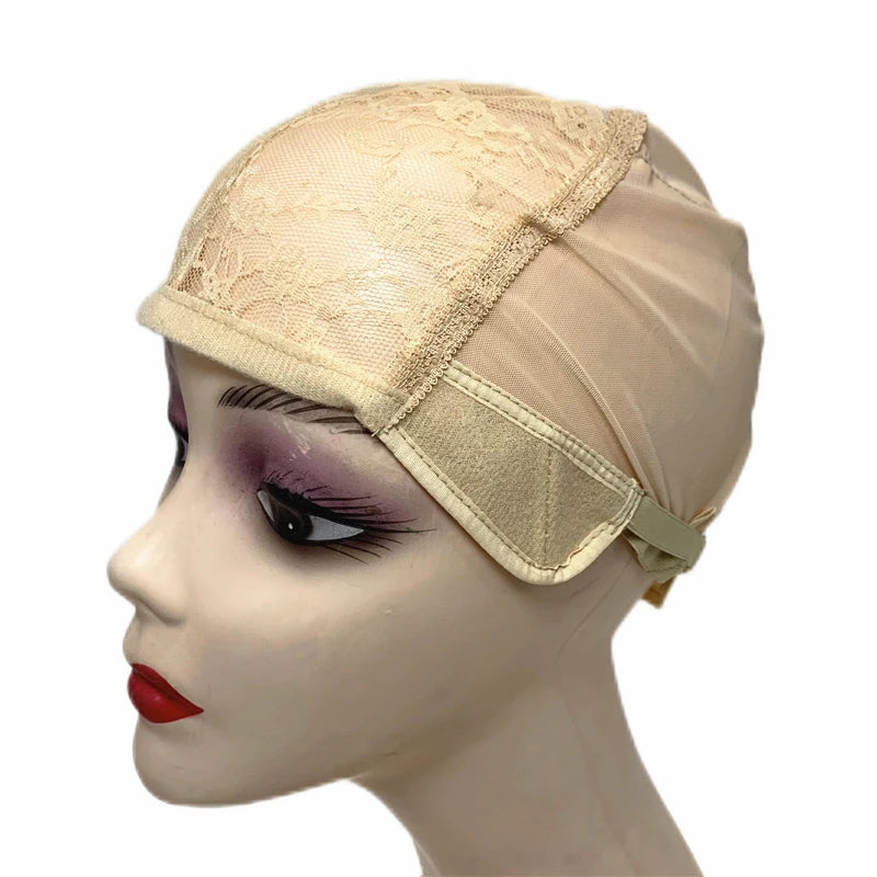 Black/Brown/Beige Wig Making Caps Wig Caps For Making Wigs Adjustable Wig Cap Weave Caps for Making Wigs