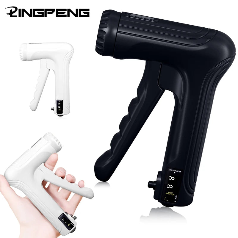 Electric Grip Strength Trainer Grip Exerciser Hand Strengthener Countable Adjustable 5-60kg Forearm Strength Exerciser For Woman