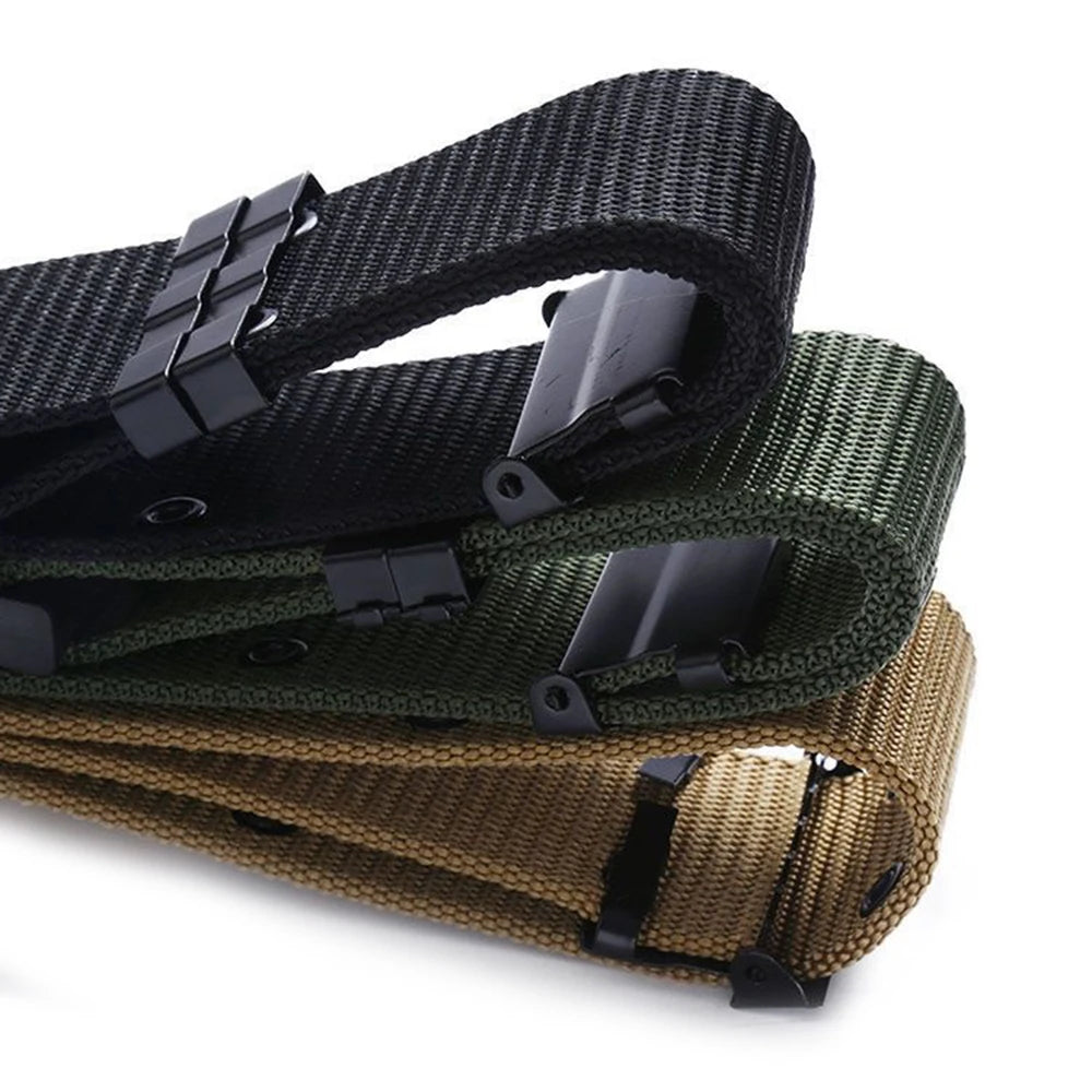 Tactical Quick Release Belt Outdoor Sport Men's Oxford Cloth Belt Hunting Multi Function Combat Belt