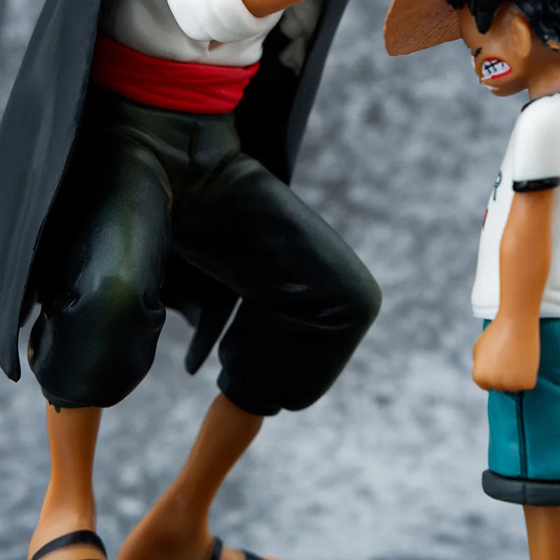 18cm One Piece Anime Figure toy Four Emperors Shanks Straw Hat Luffy Action Figure Sabo Ace Sanji Roronoa Zoro Figurine