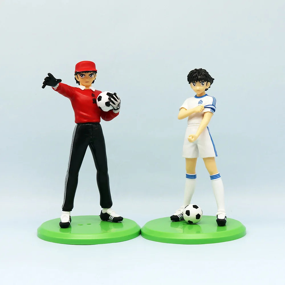 18cm Captain Tsubasa Anime Figure Ozora Tsubasa Action Figures Hyuuga Wakabayashi/ KojirouGenzou Figurine Collection Model Toys