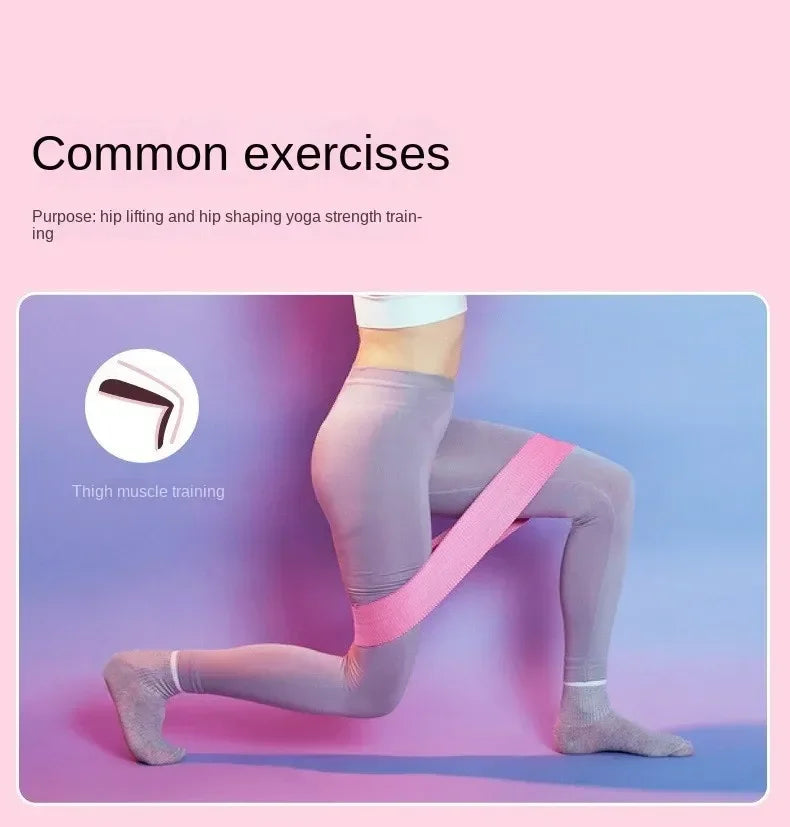 Resistance Band Exercises Yoga Elastic bands Butt Workout Hip Circle Anti-slip Durable Pull Gym Fitness Traning Pull Rope