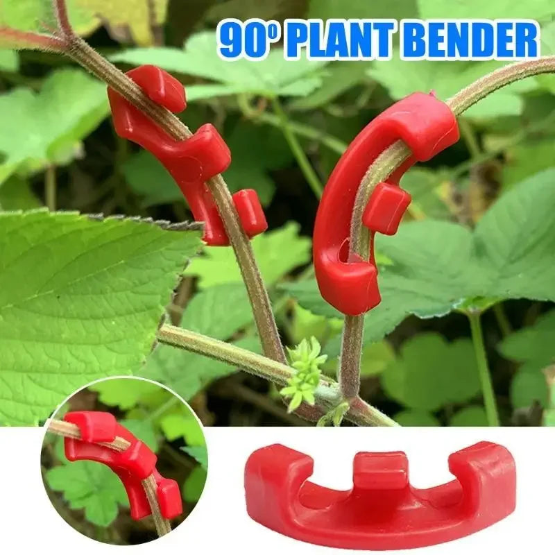 50/100pcs 90 Degree Plant Benders Trainer Growth Manipulation Tutors for Plants Clips Bending Twig Clamps Branche Accessories