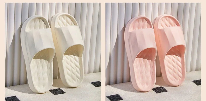 Summer Women's Slippers Cartoon Bear Indoor Soft Sole Comfortable Exquisite Slides Bathroom Anti-slip Beach Outdoor Leisure Shoe