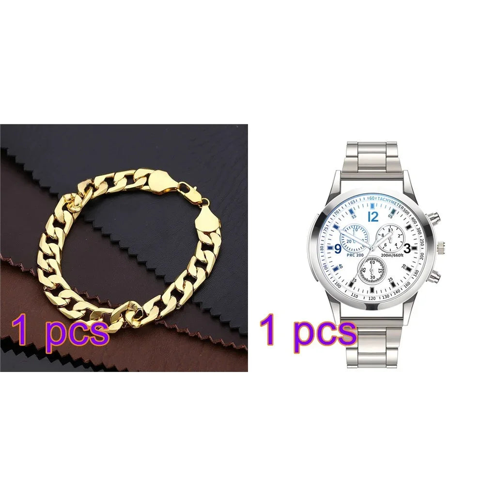 Kegllect Men Business Quartz Dial Stainless Steel Watch As A Gift