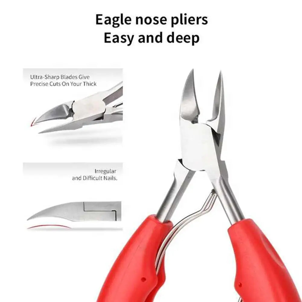 1PCS Eagle-beak Pliers, Stainless Steel Nail Clippers, Dead Skin Clippers, Nail Groove Special Manicure Scissors, Pedicure Barbs