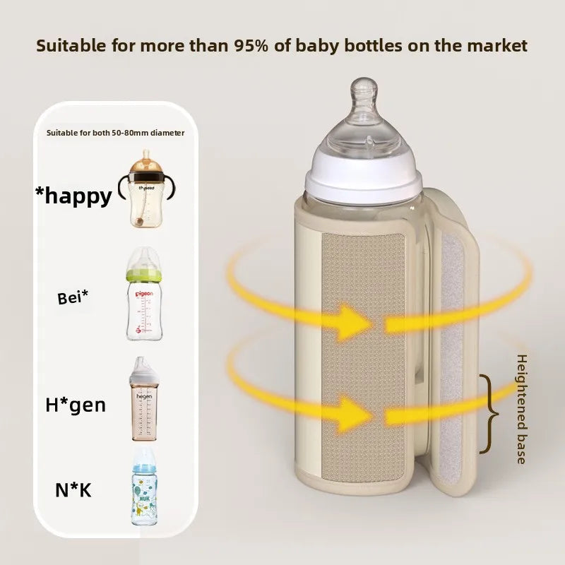 bottle insulation cover neutral constant temperature warm milk cover wireless heating portable battery storage milk warmer
