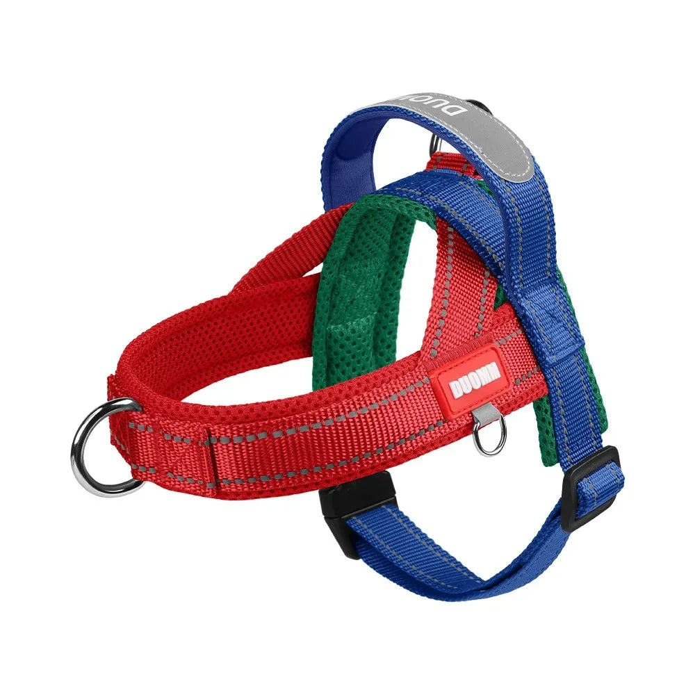 Dog Harness Chest Strap Puppy Accessories Pet Supplies Collar Tactical Vest Dogs Things Leash Cats Products Collars