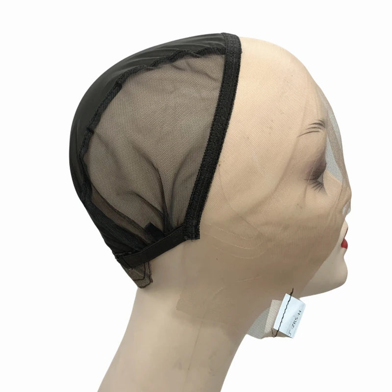 1PC 13X6 Front Lace Wigs Cap For Making Human Hair Wigs Closure Transparent Invisible Hair Net Wig Accessories Bonnet Perruque