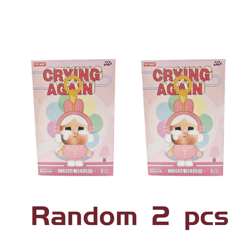 Crying Again Series-Vinyl Face Blind Box Mystery Box Guess Bag Toys Doll Cute Anime Figure Desktop Ornaments