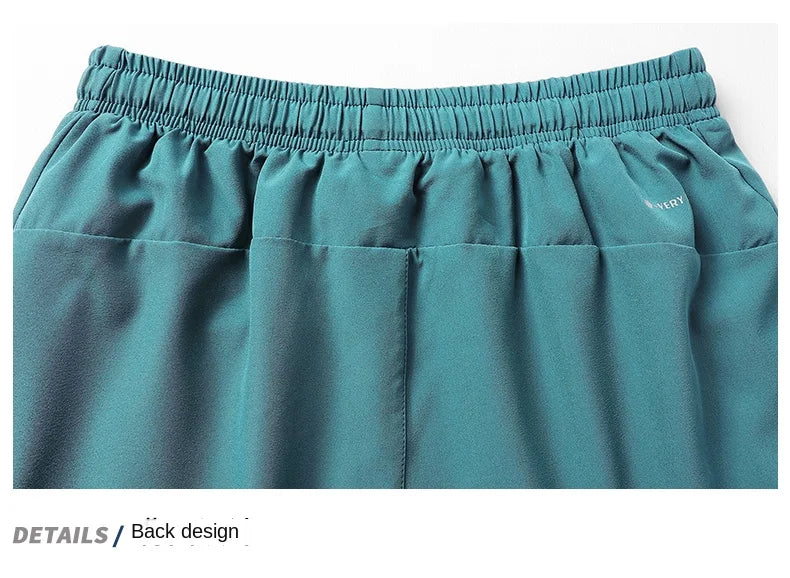 2024 summer hot selling sports shorts, running pants, three piece pants, men's and women's zippered pockets, couple's short