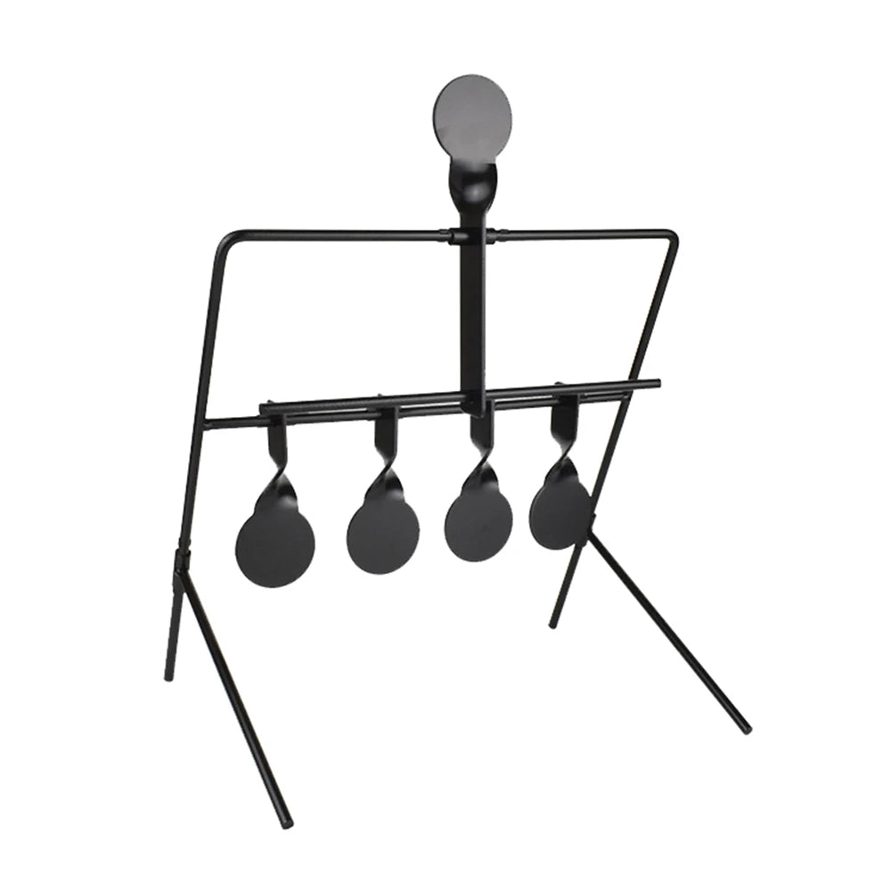 Rotating Target Reset Shooting for Rifle Pistol CS Outdoor Hunting Training Aim Practice Accessories Wind Chime Shooting Target