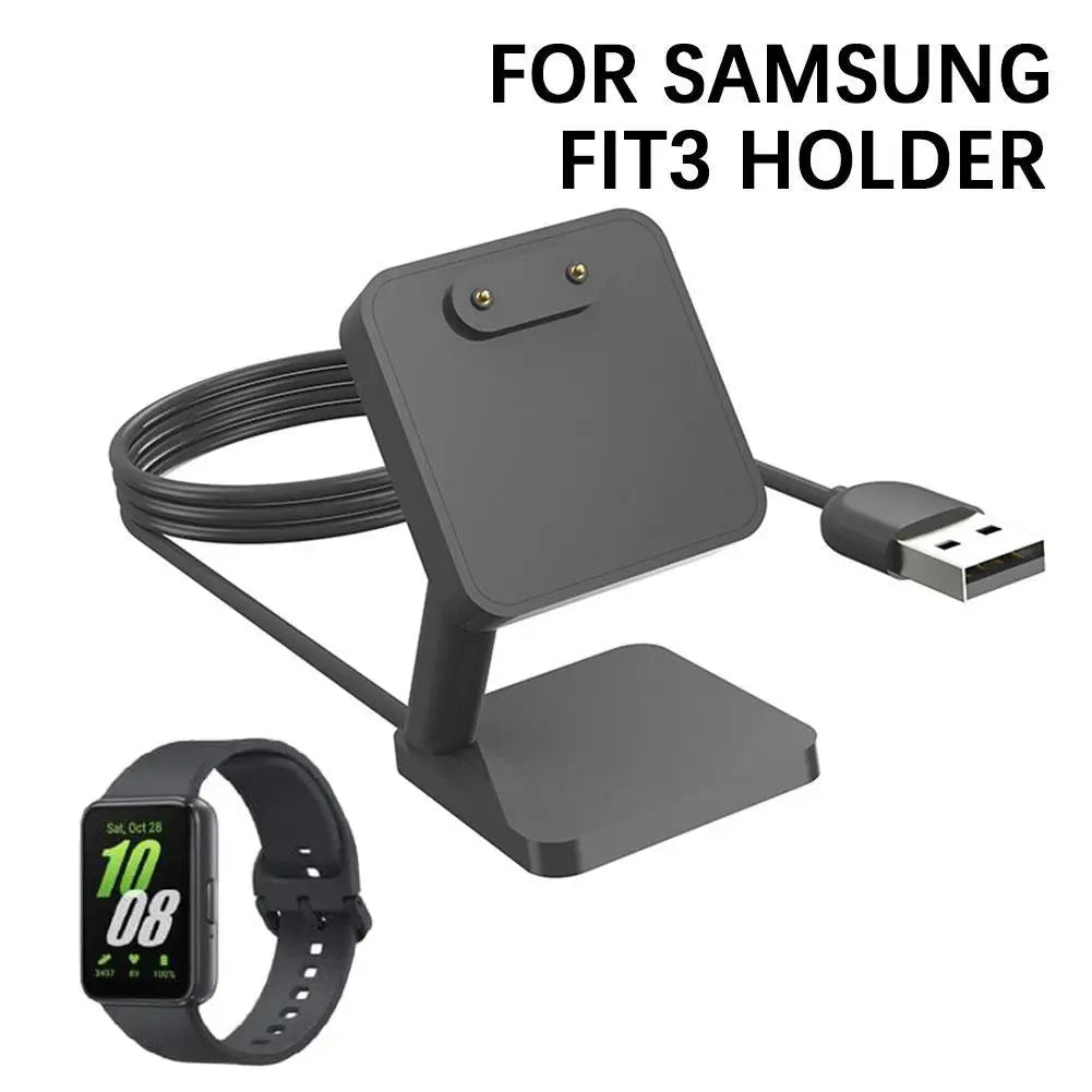 Stand For Samsung Galaxy Fit 3 Charger Holder Bracelet Base USB Charging Cable Dock Station Holder For Samsung Fit3 Mini Charger
