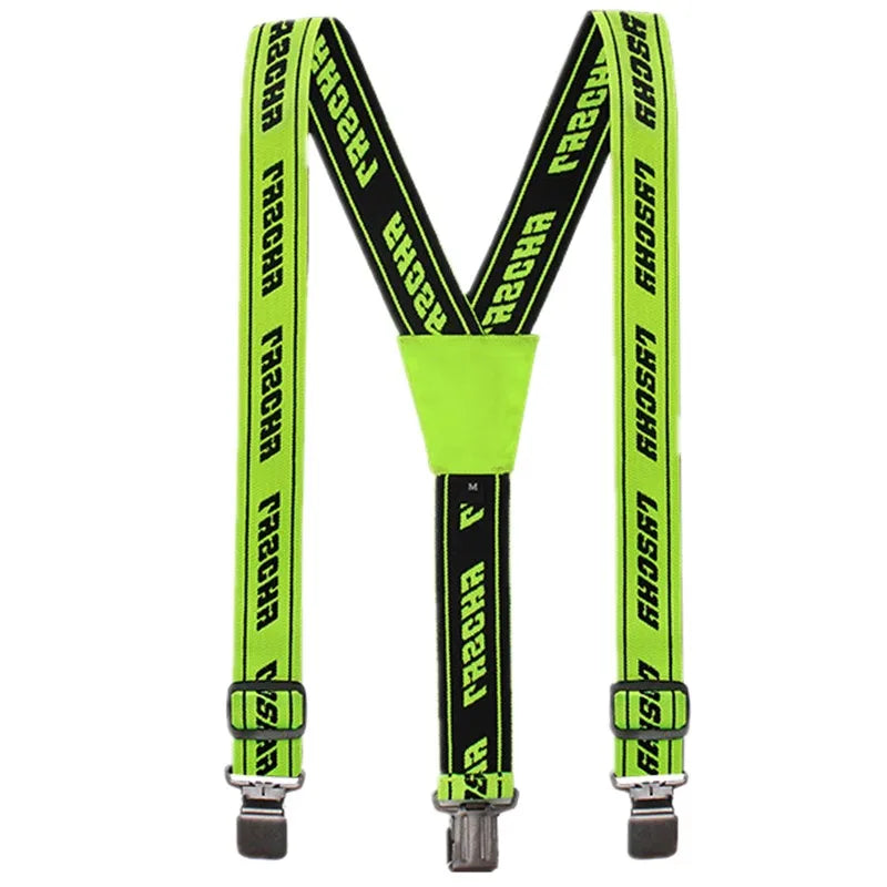 Heavy Duty Braces Straps For Motorcycle Riding Pants Elastic Adjustable Y Back Suspender Straps For Motocross Sports Racing Pant