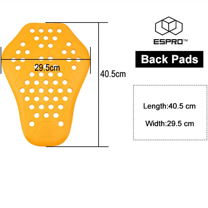 CE Motorcycle Back Protector Jackets Insert Back Protector Armor Motorbike Bike Riding Protection pads Spine Anti-fall