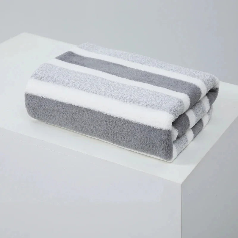 Thickened Absorbent Quick Drying Bath Towel Beach Towel Soft Face Towels Bathroom Men Women's Household Use For Home For couples