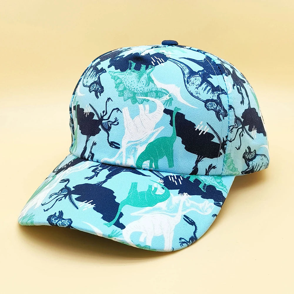 New Cartoon Animal Summer Baby Baseball Cap for Boys Girls Travel Sun Hat for Kids Children Beach Sun Cap Accessories
