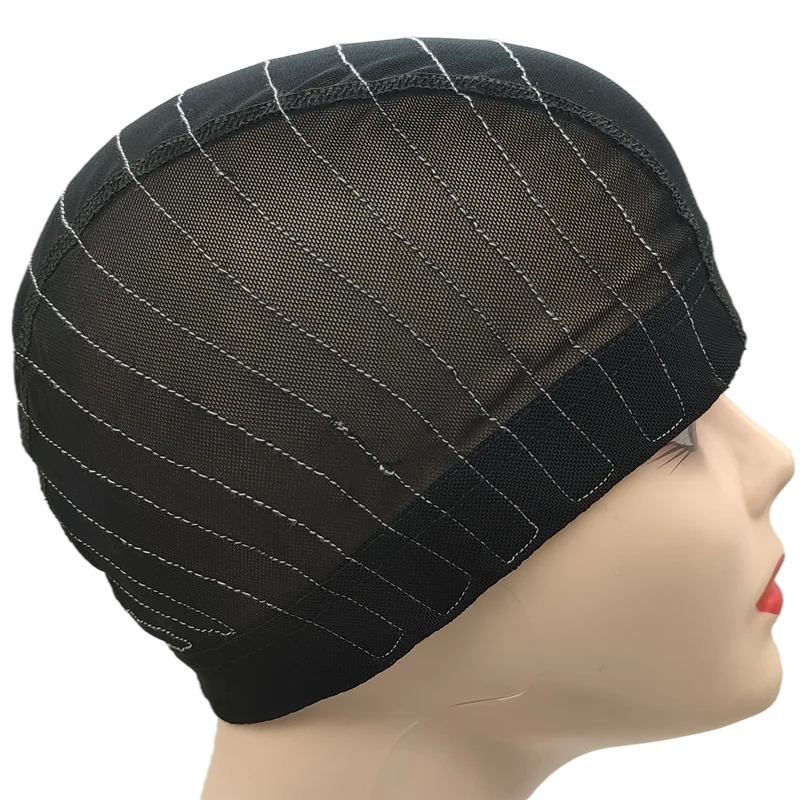1PC Mesh Wig Caps For Sewing Machine Training 4x4 Lace Closure Wig Caps Spandex Dome Guideline Wig Caps for Making Wigs